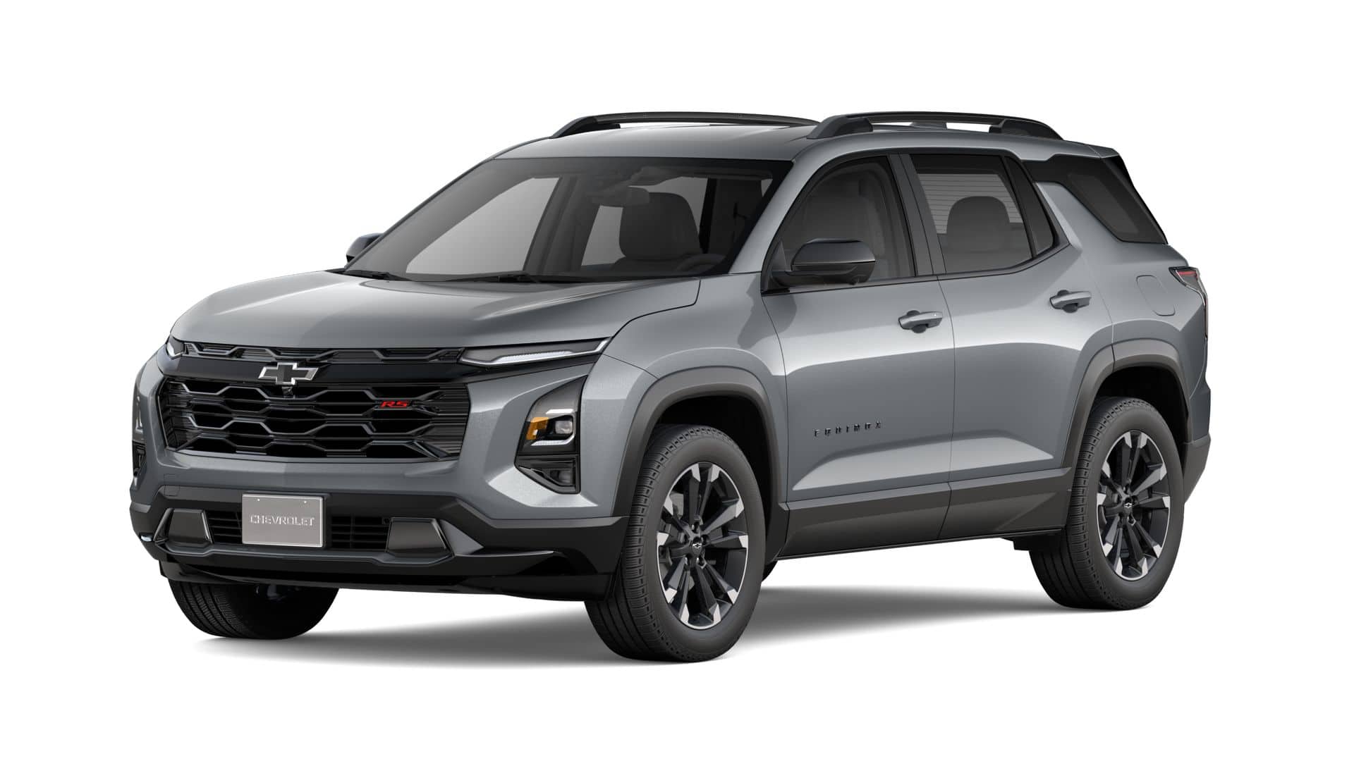 2027 Chevrolet Equinox RS in Sterling Gray Metallic — front three-quarter view