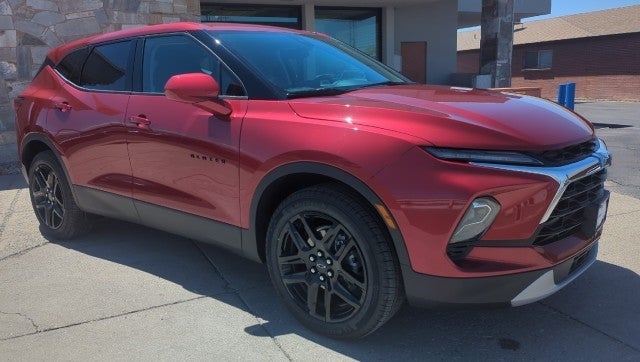 2025 Chevrolet Blazer 2LT in Radiant Red Tintcoat — front three-quarter view